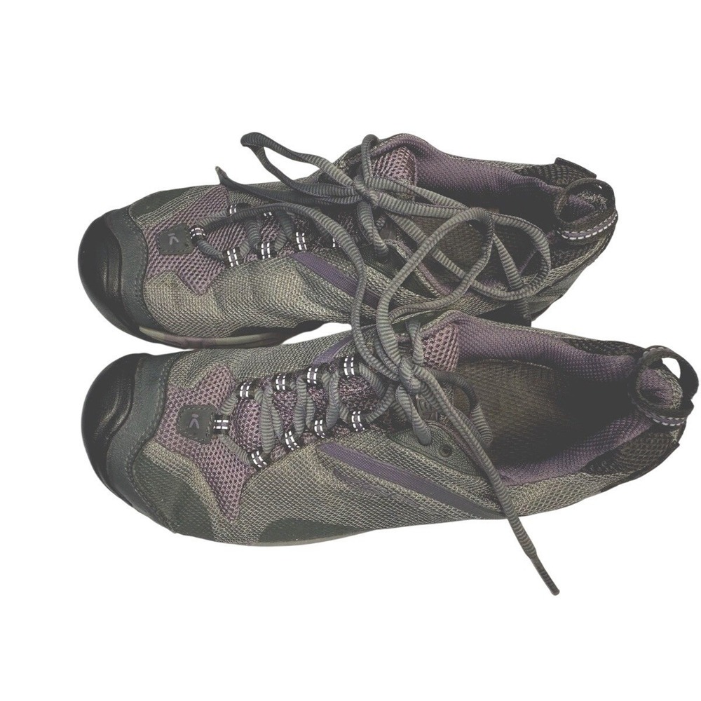 Keen Women's Gray Purple Mesh Hiking Trail‎ Walking Shoes Sneakers Size 7